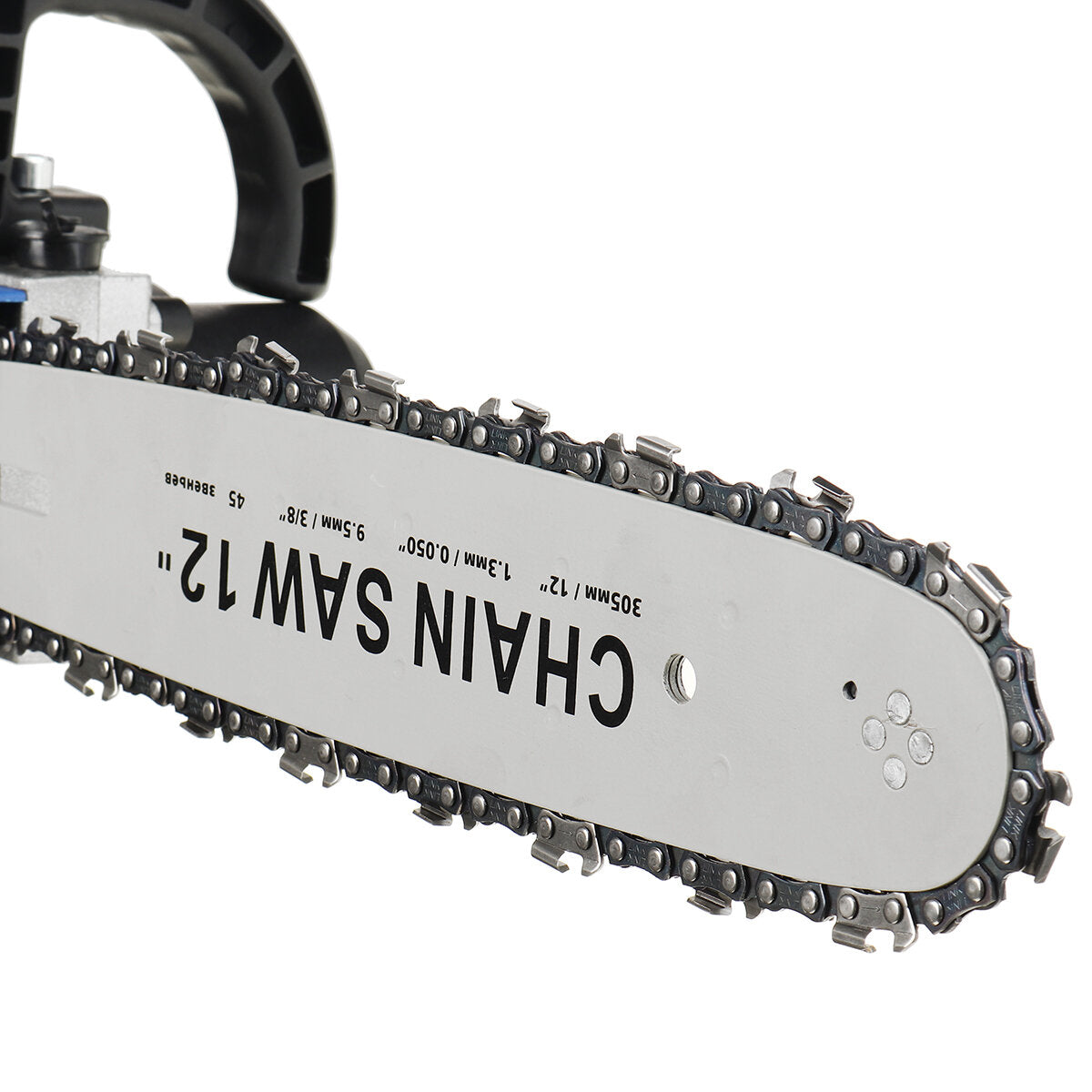 12" Cordless Electric Chain Saw One-Hand Saw Woodworking Tool W/ 1/2pcs Battery