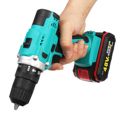 48vf 3 In 1 Multifunctional Cordless Drill Electric Torque Wrench Screwdriver Drill 3/8-Inch Chuck
