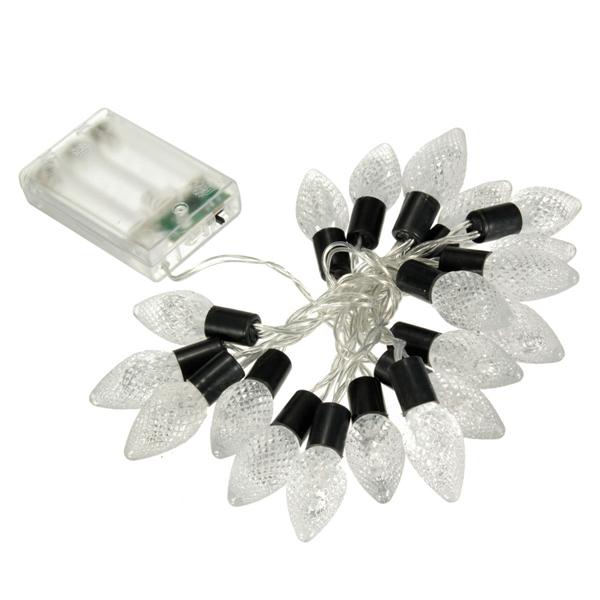 20PCS LED Conical Shape String Lights Wedding Party Christmas Holiday Decoration