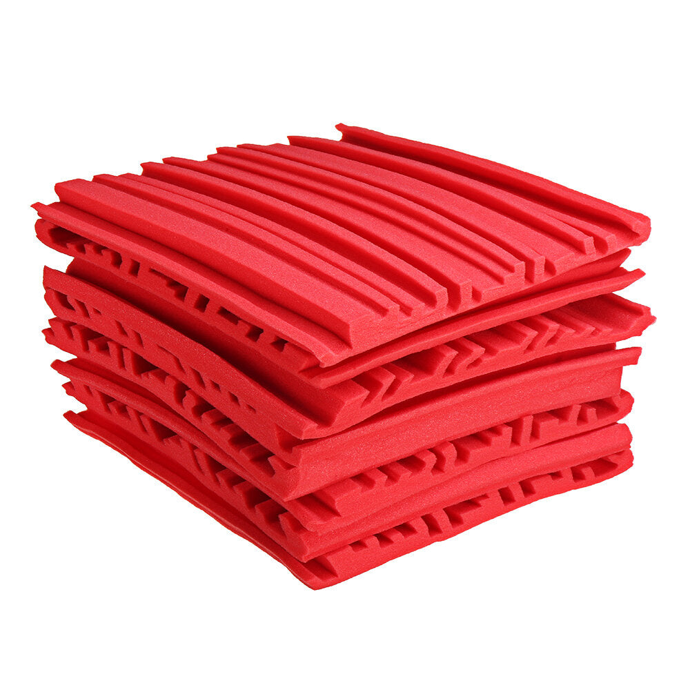 8PCS High Density Flame Retardant Soundproof Cotton Studio Silencing Sponge