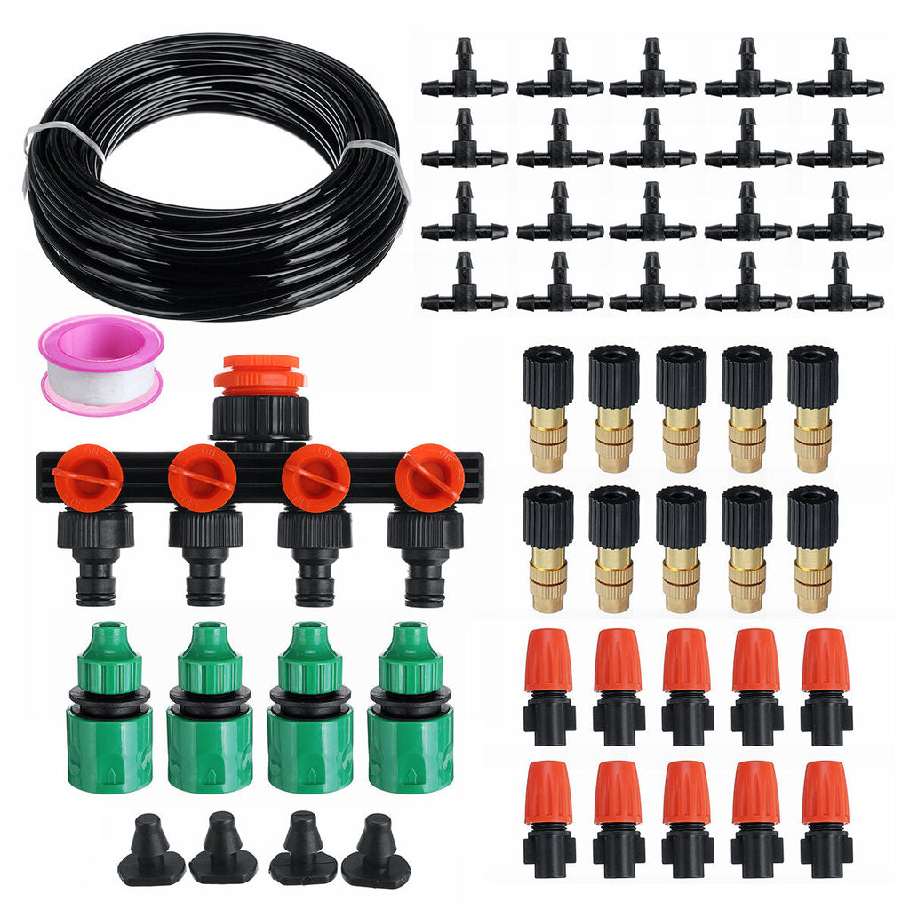 10-50M Auto Irrigation System Water Hose Plants Garden Watering Micro Drip Kit 10/20/30/40/50 Meters