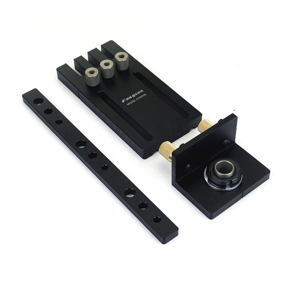 Jig Set Aluminium Alloy 3 In 1 Woodworking Dowel Drilling Position Jig Drilling Guide Kit