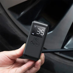 150PSI Portable Bike Pump - 70W 2400mAh USB Rechargeable, Digital Display, for Bicycle/Car/Basketball/Boat