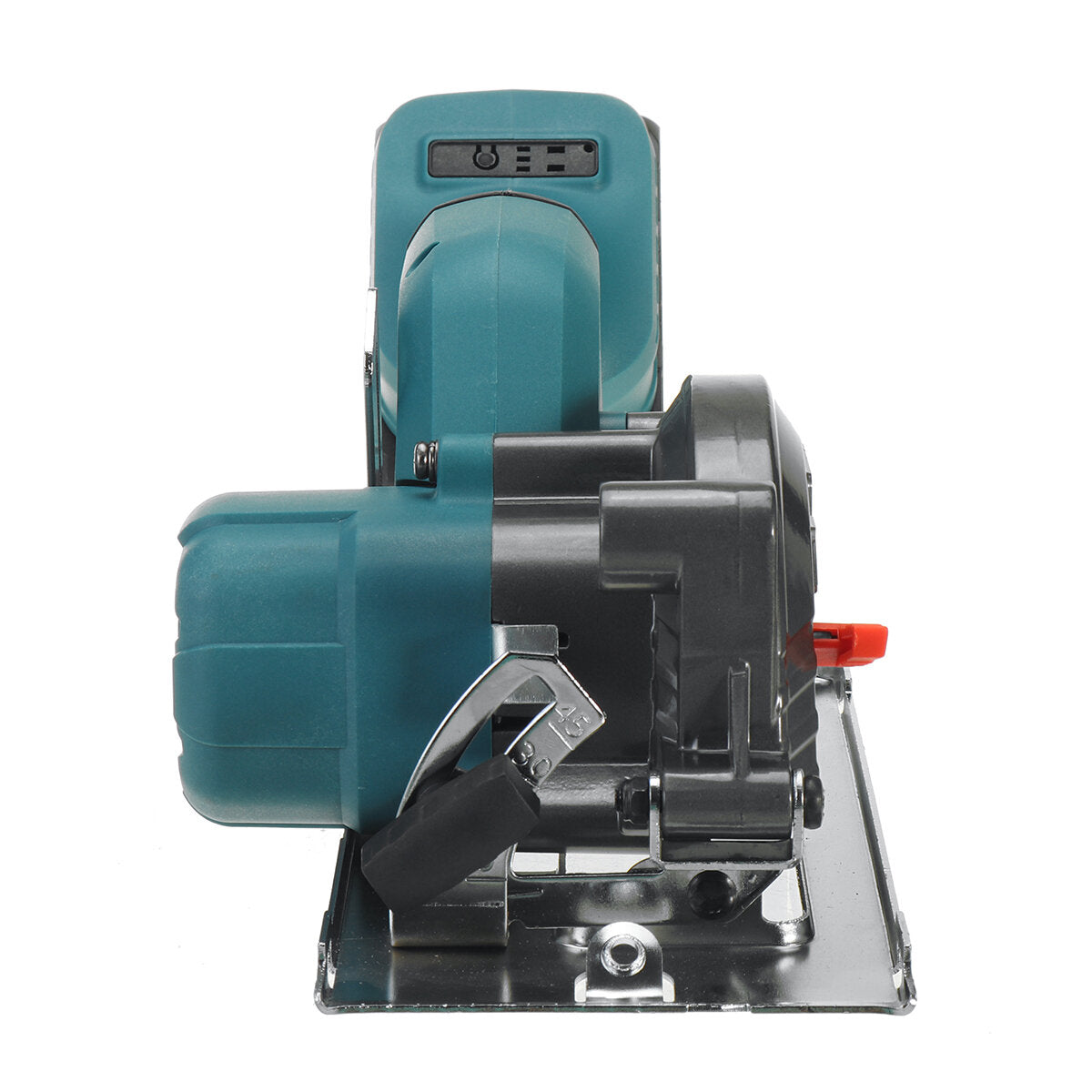 21V 3000W 5In Cordless Electric Circular Saw Curved Cutting Adjustable Cut Off Saw with 1/2 Batteries For Woodworking