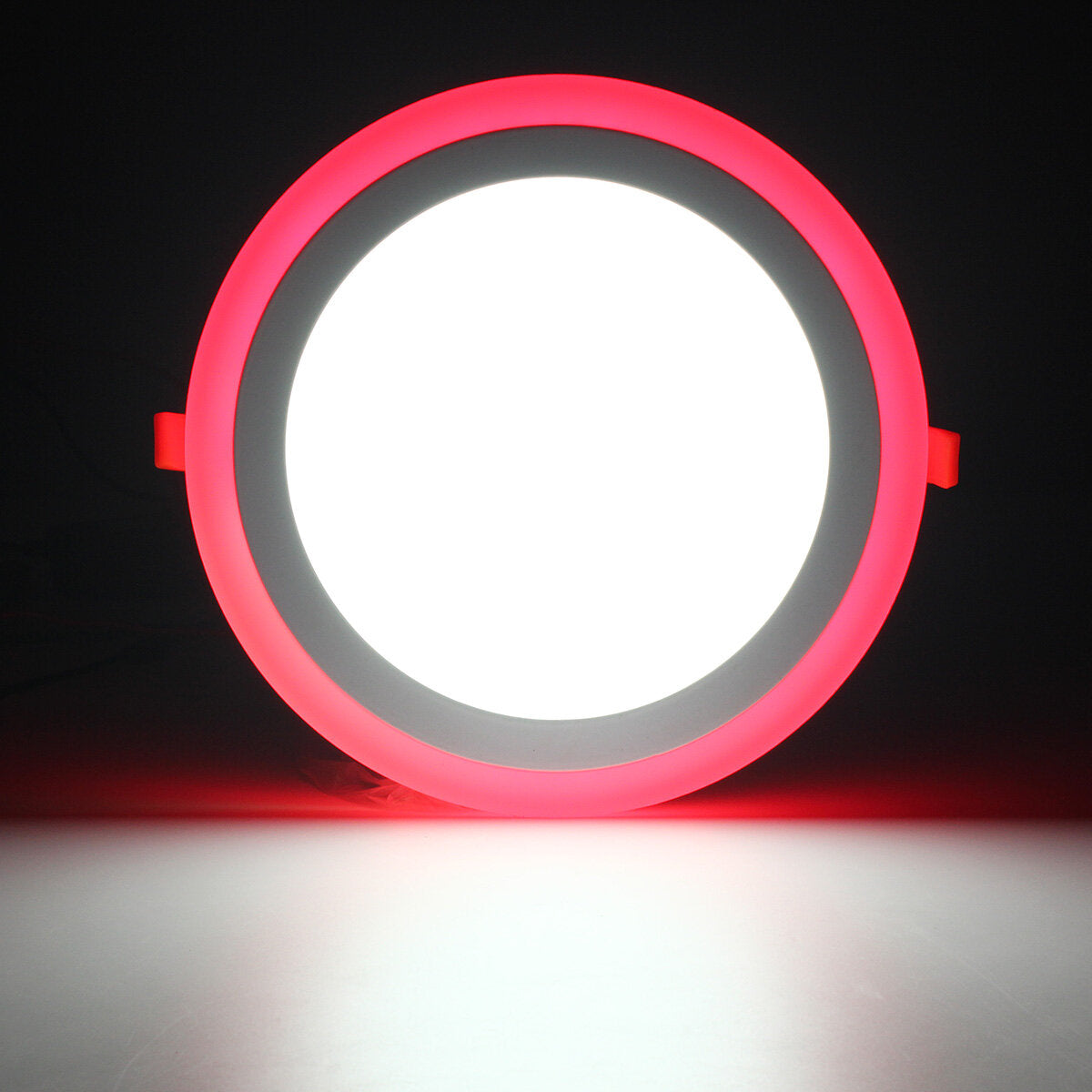 18W RGB Dual Color LED Recessed Ceiling Round Panel Down Light Lamp AC85-265V