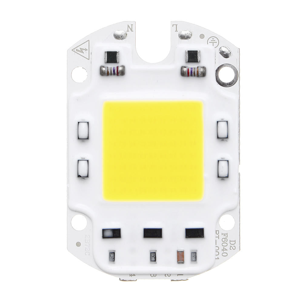 AC110V/220V 30W 40W 50W White/Warm White COB LED Chip 60*40mm for DIY Flood Light