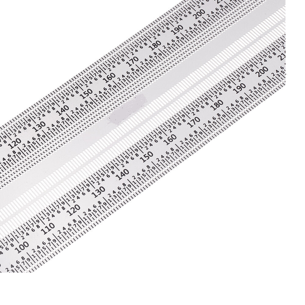 Stainless Steel Precision Marking T Ruler for Woodworking - 200/300/400mm Hole Positioning Measuring Tool