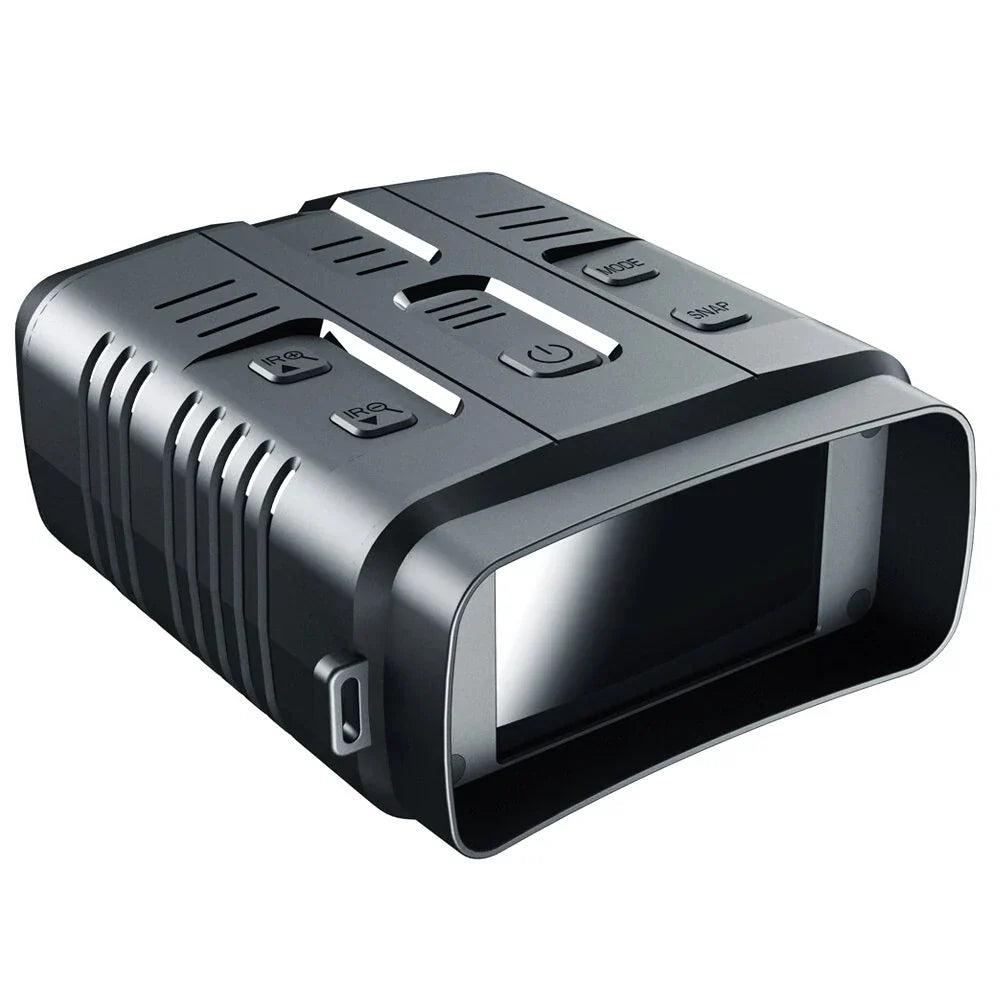 1080P Night Vision Binoculars, 5X Zoom, Rechargeable, IP54 Waterproof, 300M Range, Dual Use for Hunting & Camping