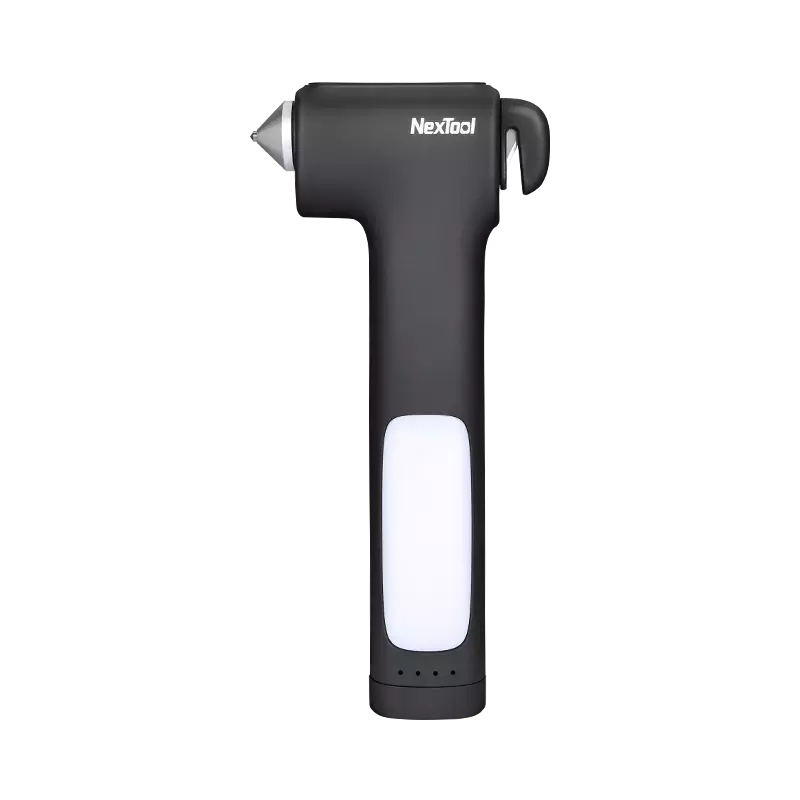 Multifunction Life-saving Hammers Window Breaker EDC Safety Belt Rope Cutter USB Survival Hammer Emergency Light Mobile Power Bank From You Pin