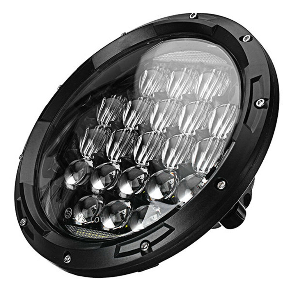 7 Inch 75W 6500K Motorcycle Stainless LED Headlights 5D Lens High/Low Beam Waterproof IP67