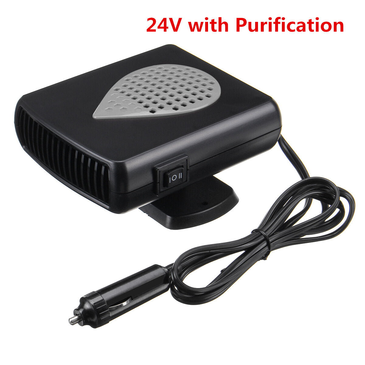 12V 24V Car Auto Portable Electric Heater Warmer Cooling Fan Defroster Demister