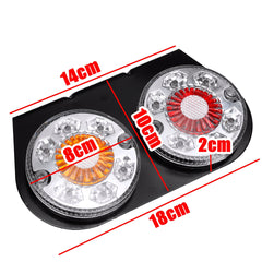 4V LED Indicator Stop Rear Tail Lights Iron Bracket For Boat/Cars/Trucks/Trailers