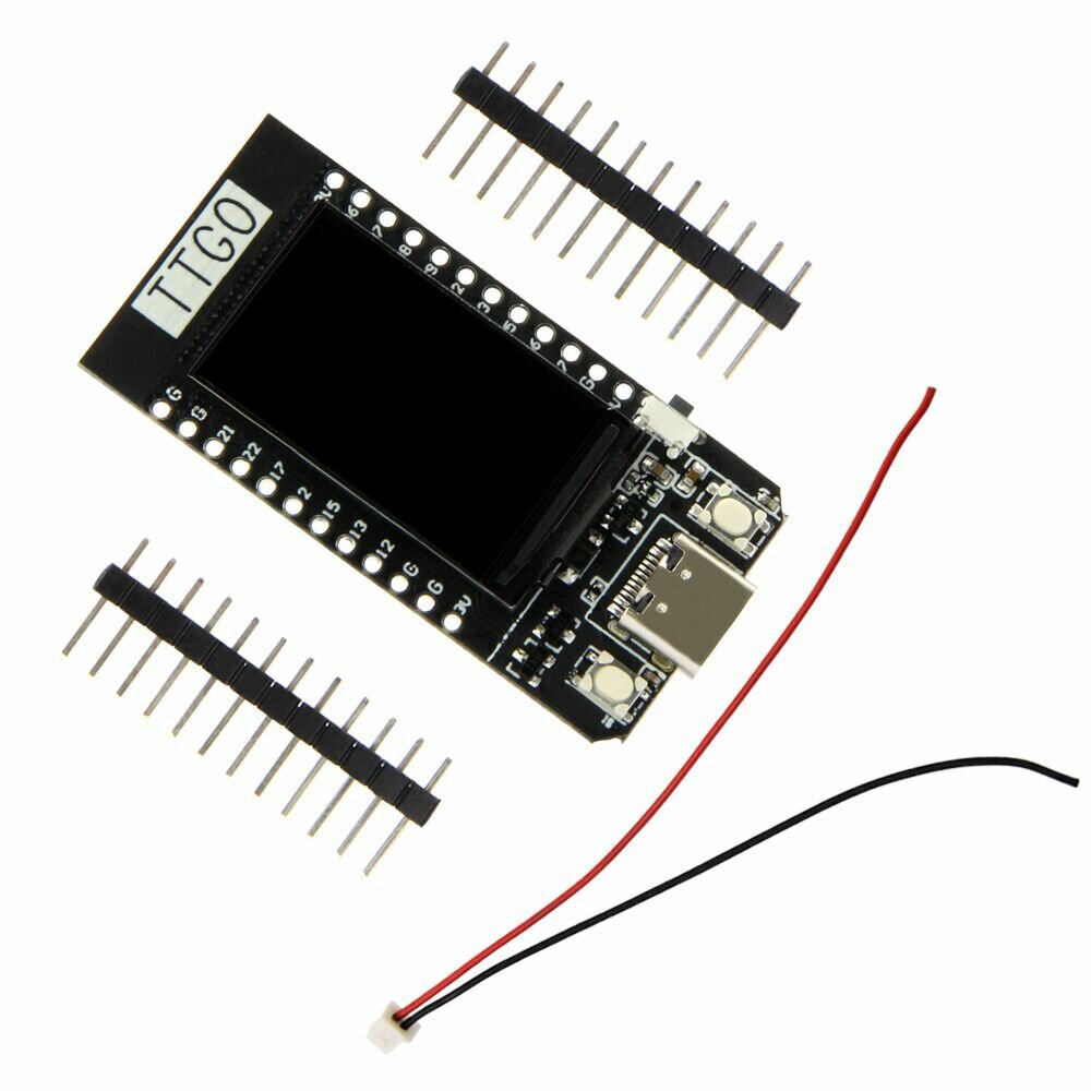 16MB/4MB CH340K TTGO T-Display ESP32 WiFi Bluetooth Module LCD Development Board with 1.14 Inch Color Screen