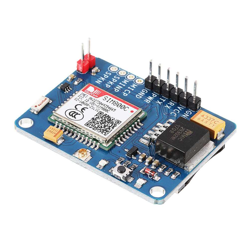 GPRS GSM Module SIM Wireless Module TTL Development Board Replace SIM900A with 2.4G IPX Antenna