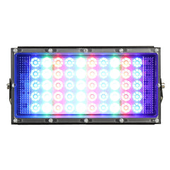 50W RGB LED Floodlight 50LED AC220~240V IP65 Waterproof Outdoor Spotlight Support Remote Control