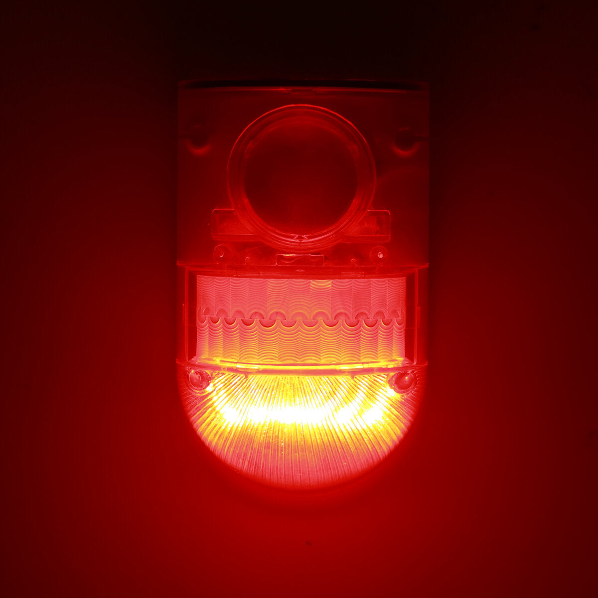 Solar Strobe Light Motion Sensor Solar Alarm Light 129dB Loud Siren Street Lamp