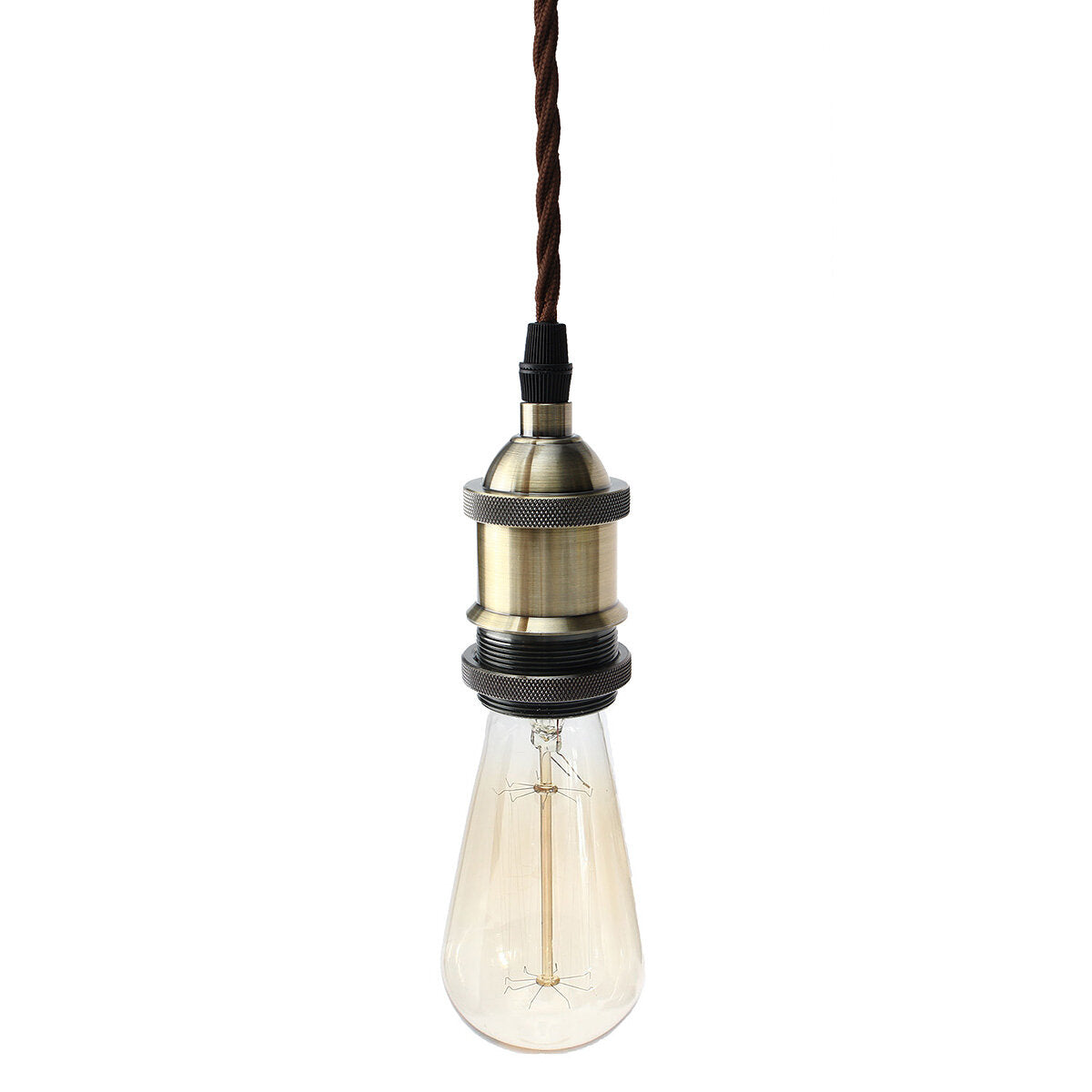 110V-220V 600W Vintage Lamp Holder Ceiling Canopy and Copper Socket with 2M Wire