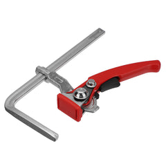 Quick Ratchet Track Saw Guide Rail Clamp for MFT Table - Fits Most Brands, 220kg Clamping Force, Durable Design