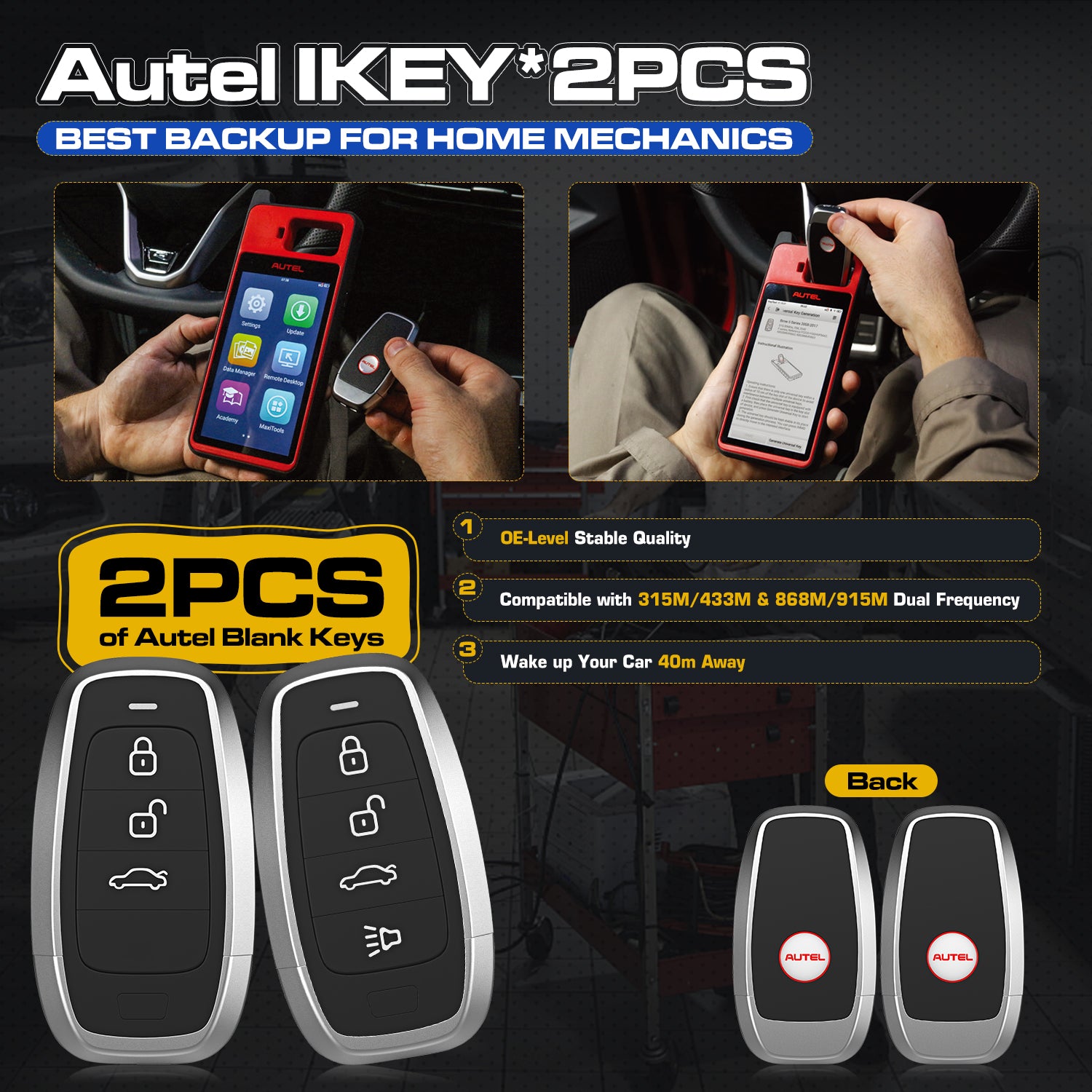 Key Fob Programmer Immobilizer Tool Key Creation IMMO Learning Chip Read Cloning Frequency