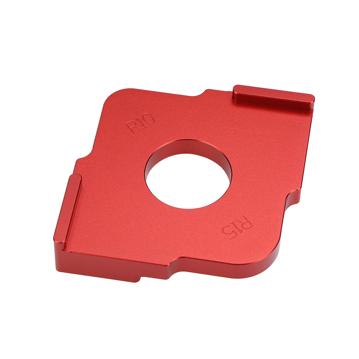 R Arc Template 3-Piece Set - Aluminum Alloy, Accurate Scale, Easy Operation for Wooden Board Trimming, R10-R35