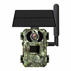 4MP 1440P 4G Wildlife Camera with Solar Panel, PIR Motion Sensor, Waterproof, Night Vision for Hunting and Trail Use