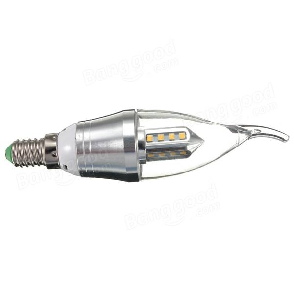 E14 LED Candle 16 SMD 2835 Pure White/Warm White Chandelier Bulb Light Lamp AC 85-265V