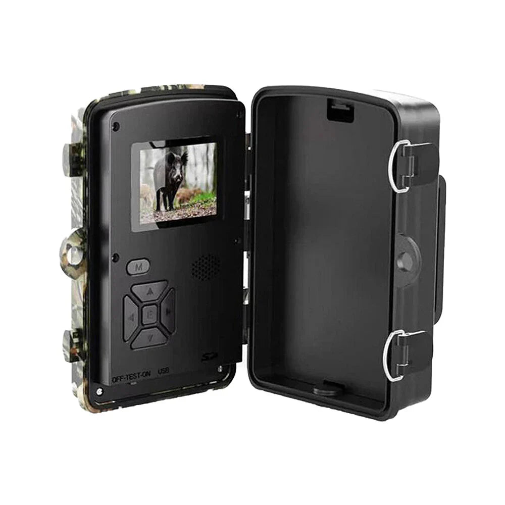 1080P Waterproof Outdoor Hunting Camera with Night Vision, Infrared Motion Sensor for Wildlife Monitoring