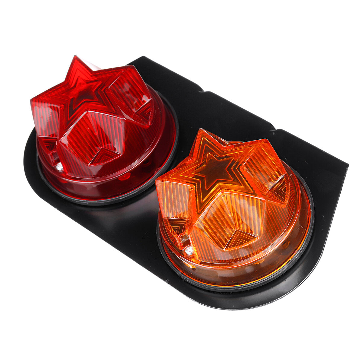 4V LED Indicator Stop Rear Tail Lights Iron Bracket For Boat/Cars/Trucks/Trailers