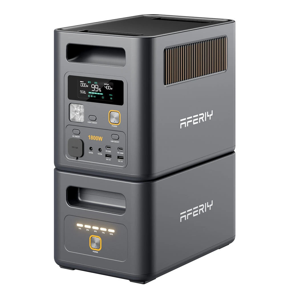 1800W 1024Wh LiFePO4 Portable Power Station, Optional Expansion Battery up to 5120Wh, App Control & UPS for Home, Camping & RV