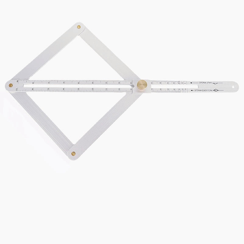 360° Multi-function Diagonal Ruler Protractor Thickened Doors And Windows Trimming