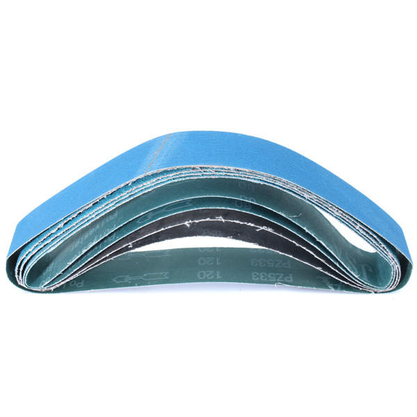 5pcs 914x50/100mm Sanding Belts Zirconia Abrasive Belts 40/60/80/120 Grit Sanding Belt