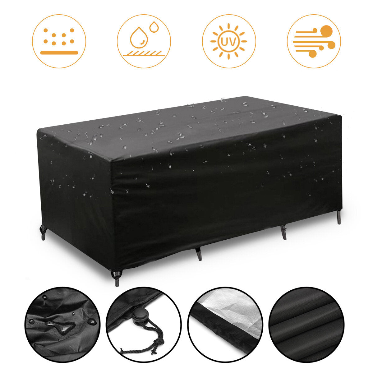 Waterproof Garden Furniture Cover | Heavy Duty 600D | Outdoor Patio Sofa & Table