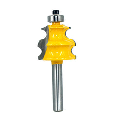 8mm 1/2 Inch Shank Oblique Arc Curve Line Router Bit Architectural Molding Woodworking Milling Cutter Carving Knife