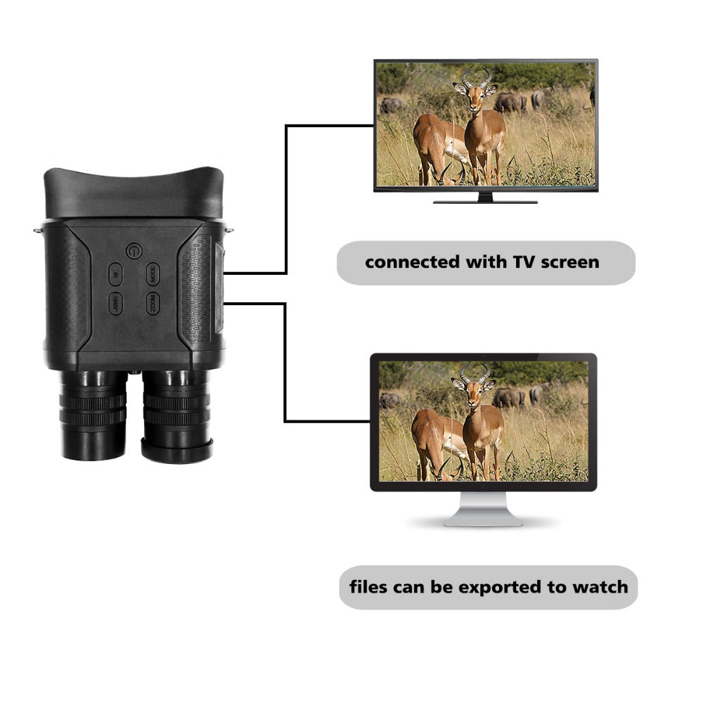 Binocular Infrared 1080P HD IR Night Vision Goggles Hunting Camera Wildlife Observation Security Monitoring