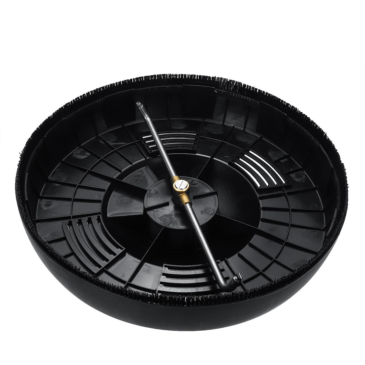 405mmx77mm Pressure Cleaner Pressure Washer Round Attachment Engineering Plastic Steel Household Cleaning Brush