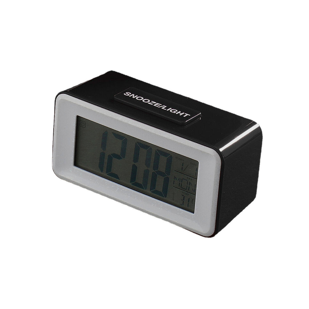 LCD Digital Alarm Clock 4.5"/3.2" Large Display Night Light with Calendar Thermometer Electronic Alarm Clock
