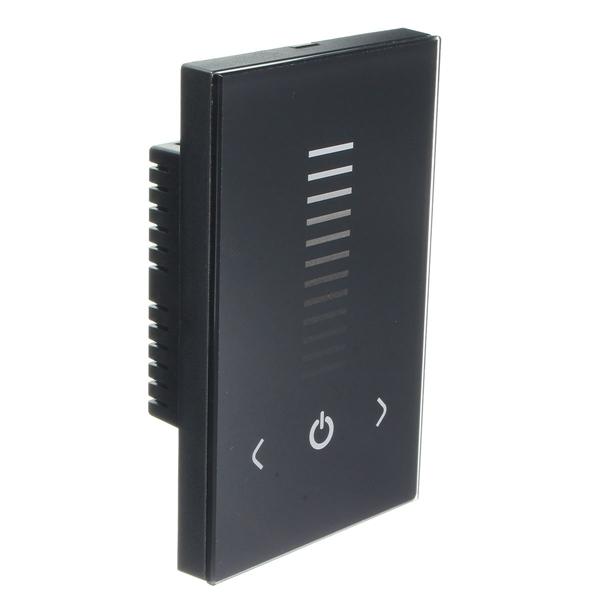 LED 1 Key Brightness Touch Dimmer Controller Adjustment Switch For Strip Light Lamp DC5-24V