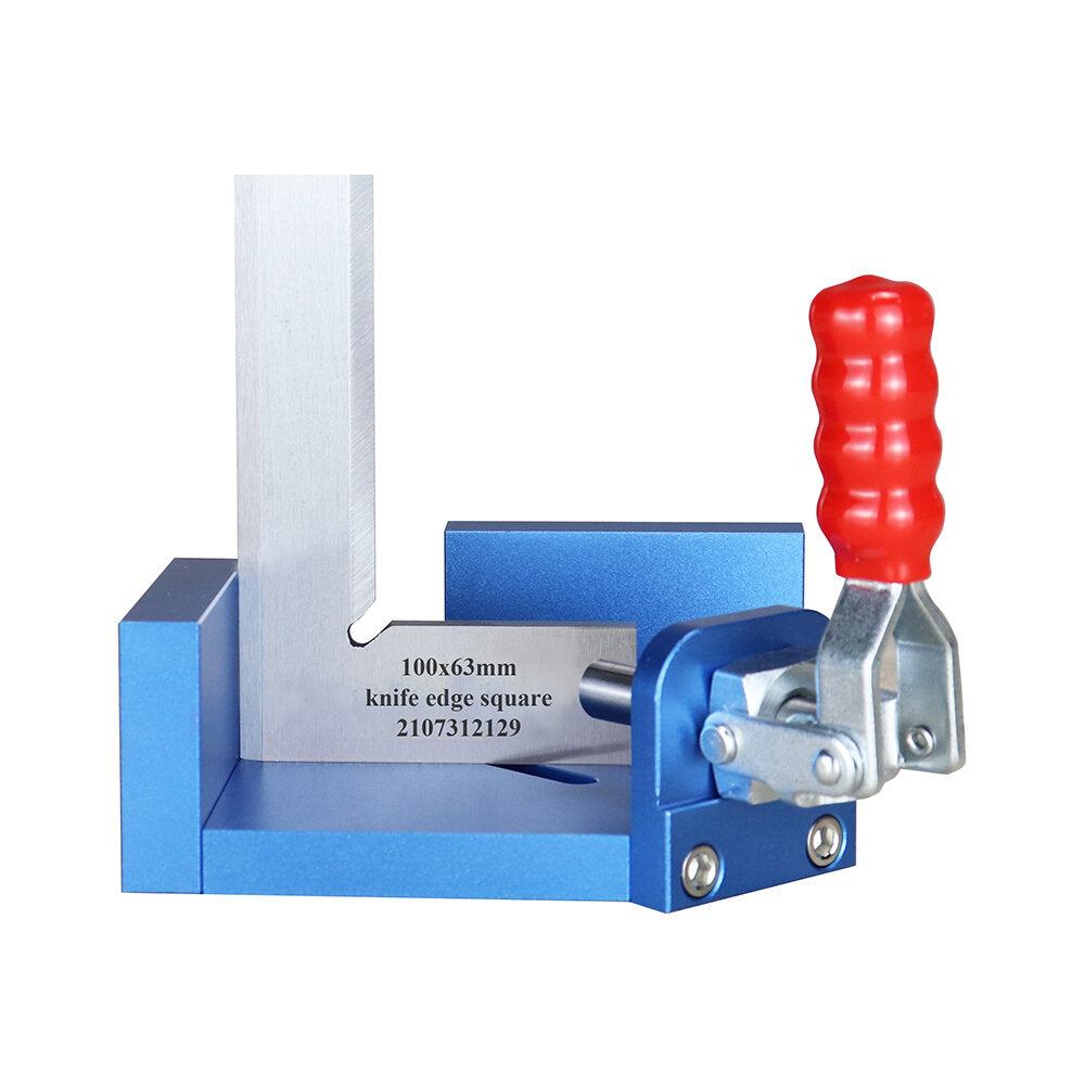 CNC Machined Angle Clamp, Fast Clamping, High Precision, Aluminum Alloy, 9-30mm Thickness, Blue & Red, Corrosion Resistant