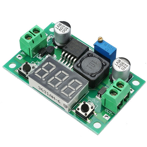 5pcs DC-DC 1.3V - 37V 3A Adjustable Buck Step Down Power Module With Digital Display Function