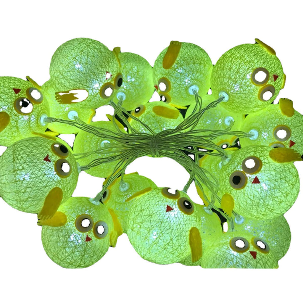 10/15/20 Chicken Cotton Fairy String Light Birthday Party Kids' Bedroom Decorations