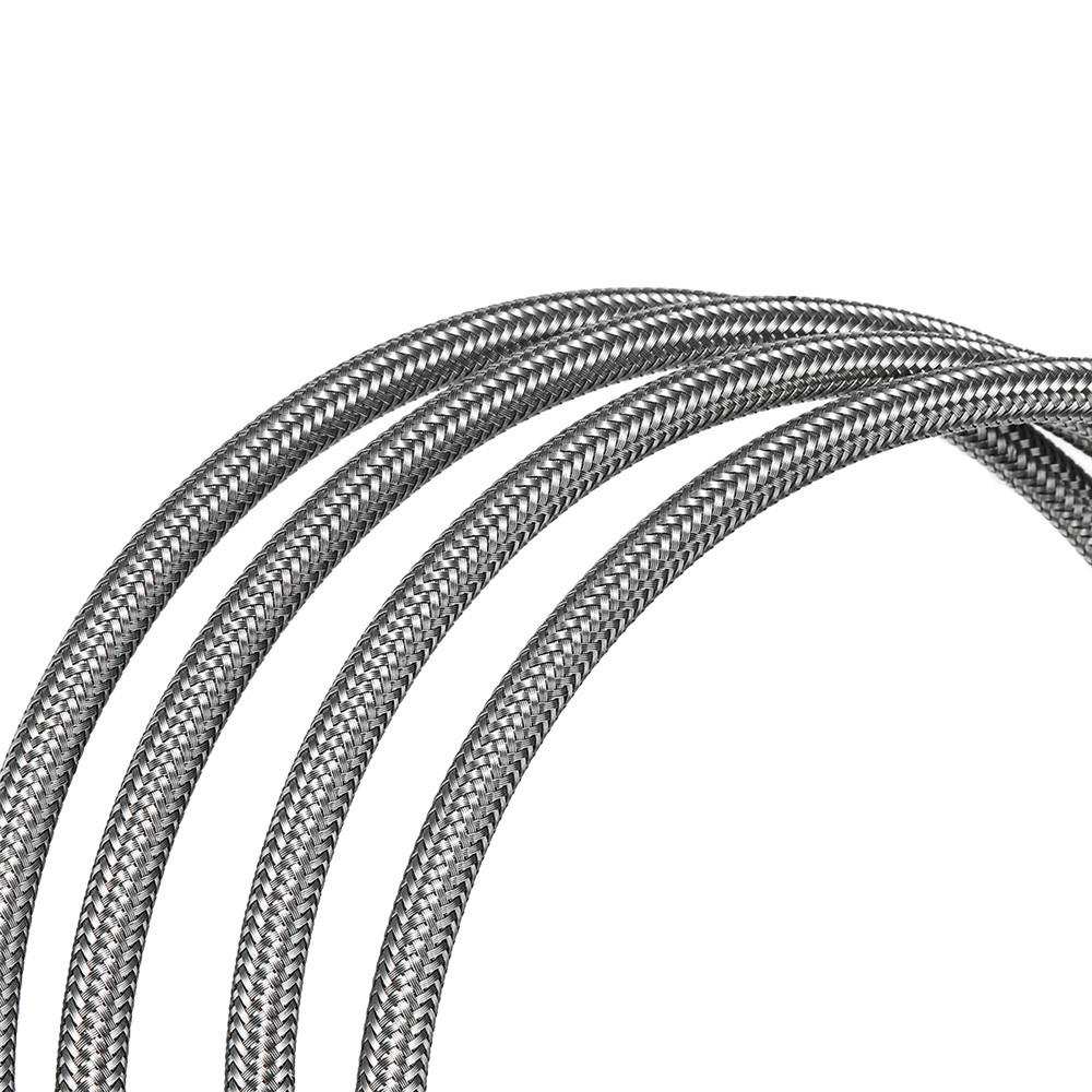 2m AN3 Stainless Steel PTFE Brake Clutch Hose Line Pipe Fuel Hose