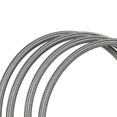 2m AN3 Stainless Steel PTFE Brake Clutch Hose Line Pipe Fuel Hose