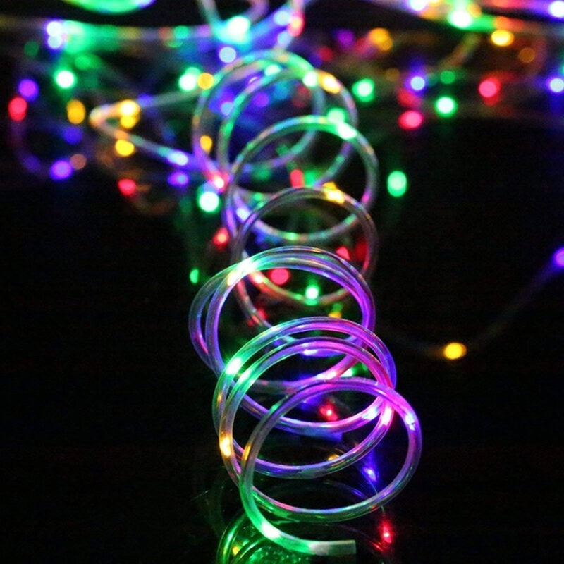 3M USB+Power Supply LED Matte Hose String Light Copper Wire Tube Strip Lamp Remote Control