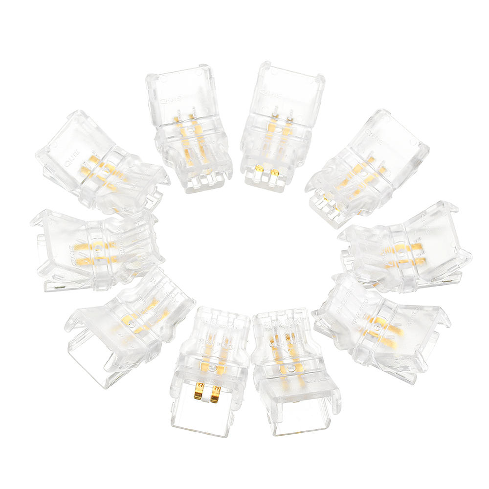 10PCS 2Pin 8MM Board to Board/Board to Wire Connector for Waterproof Single Color LED Strip Light