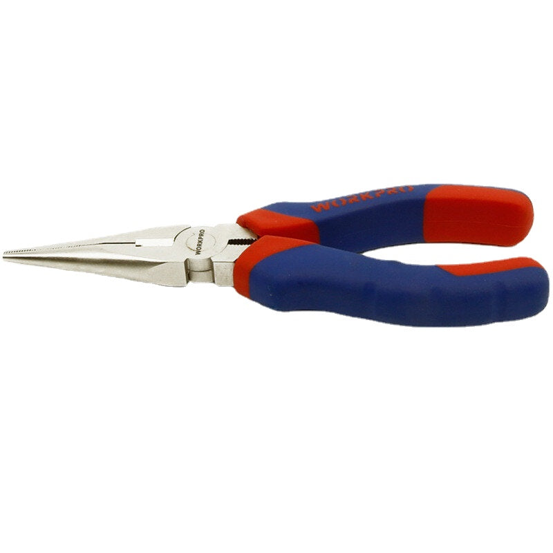 Two-color Handle Needle Nose Pliers Wire Cutters 6/8 Inches Household Multi-function Pliers