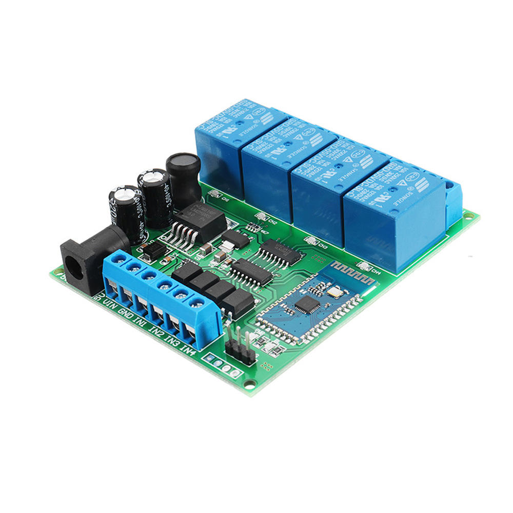 DC 5V 9V 12 24V 4 Channel Bluetooth Relay Android Mobile Wireless Remote Control Switch