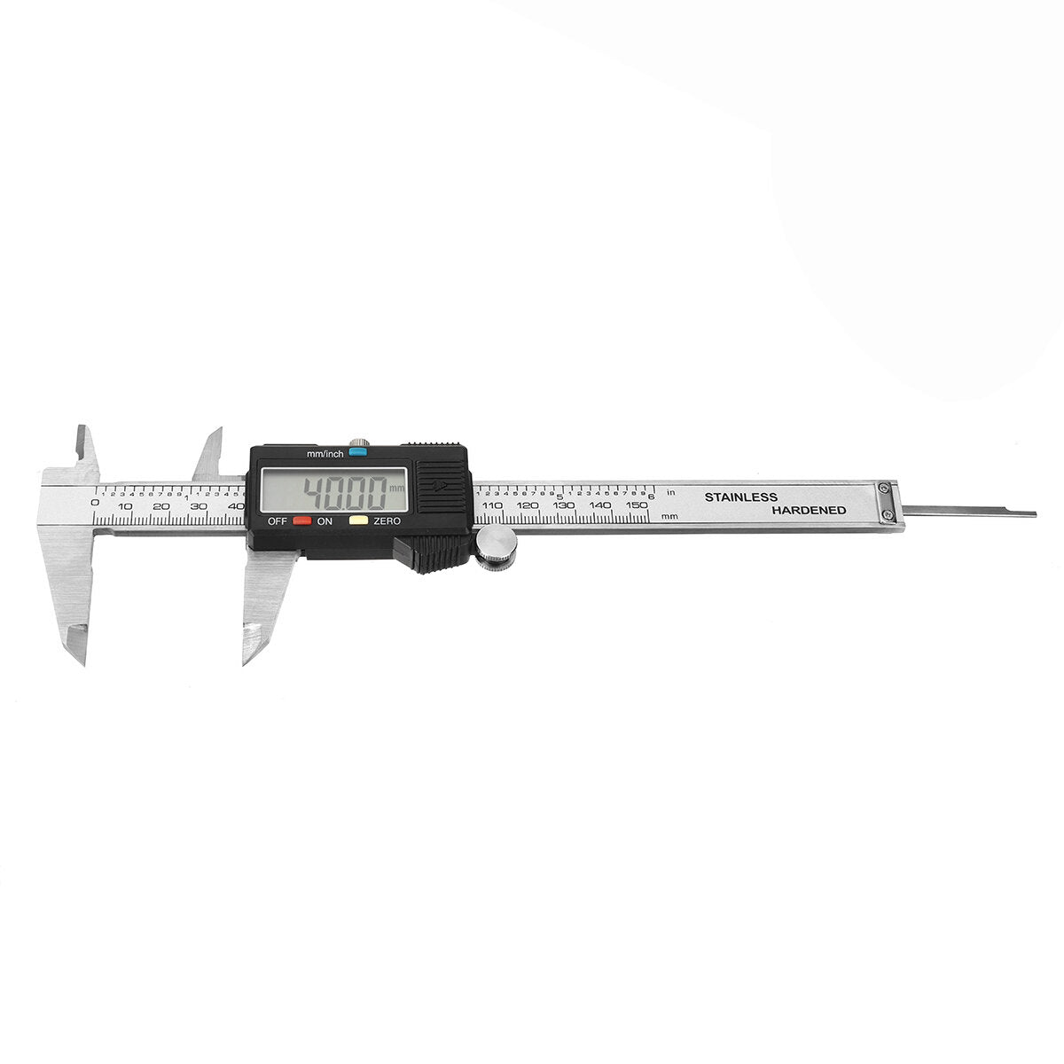 150mm Digital Vernier Caliper Stainless Steel Measuring Tool with LCD Display for Woodworking and Precision Measurement
