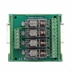 4 Channel Relay Module PLC Amplification Board Controller With Indicator Light DC 24V