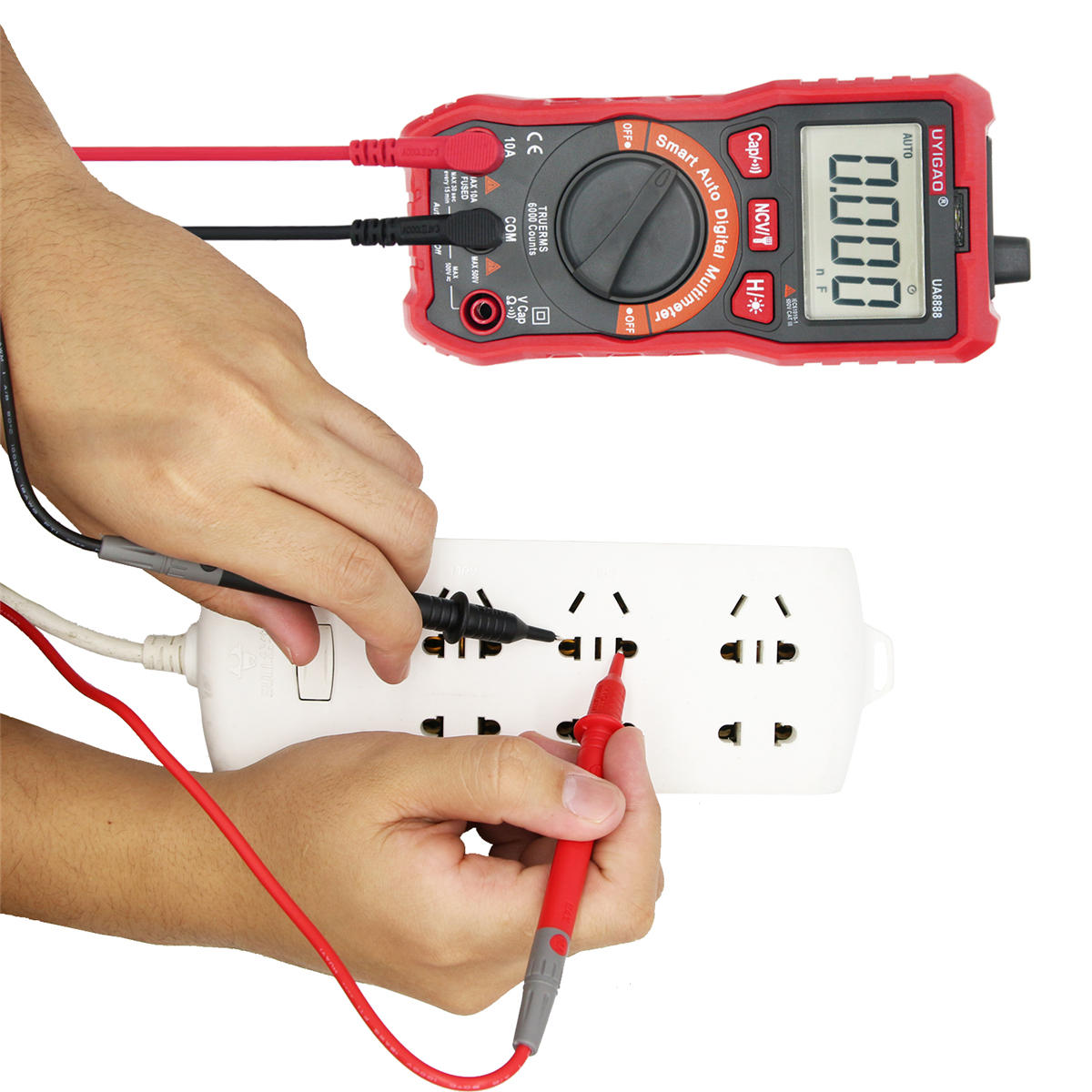 Digital Auto Meters Multimeter Handheld Tester AC/DC/Resistanc/NCV