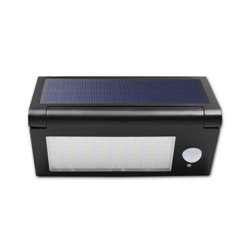 6.4W 32LED Foldable PIR Motion Sensor IP65 Waterproof  Solar Powered Wall Light DC3.7V